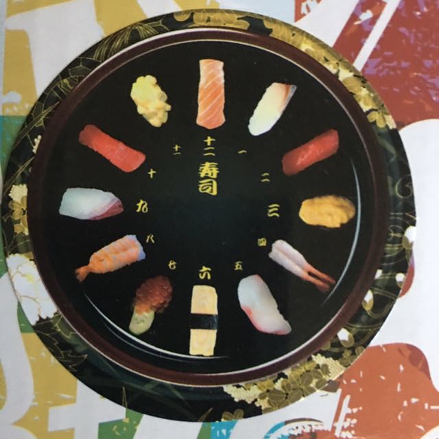 Sushi float clock （分類：時鐘）位於 Hong Kong。 由 kazafchung 提交（商品編號 130834514，圖片 1）。簡介： 全新 日本購入 有趣家居decoration New year sale。