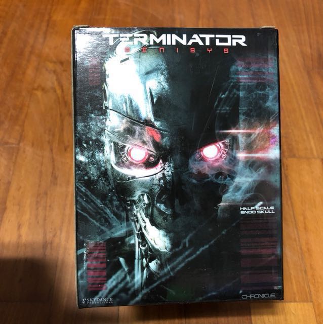 Terminator Genisys half scale Endo Skull, Hobbies & Toys, Toys & Games