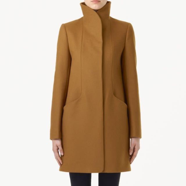 Camel cheap cocoon coat