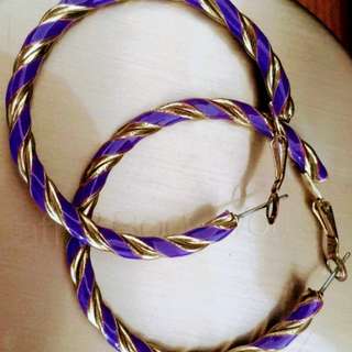 Dressy hoop earrings