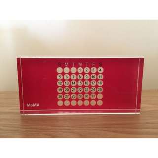 MoMA Perpetual Calendar - Red (Limited Edition)