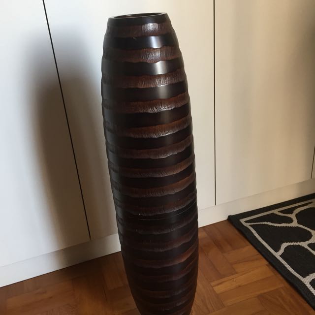 82cm Tall Wooden Vase Furniture Home Decor On Carou