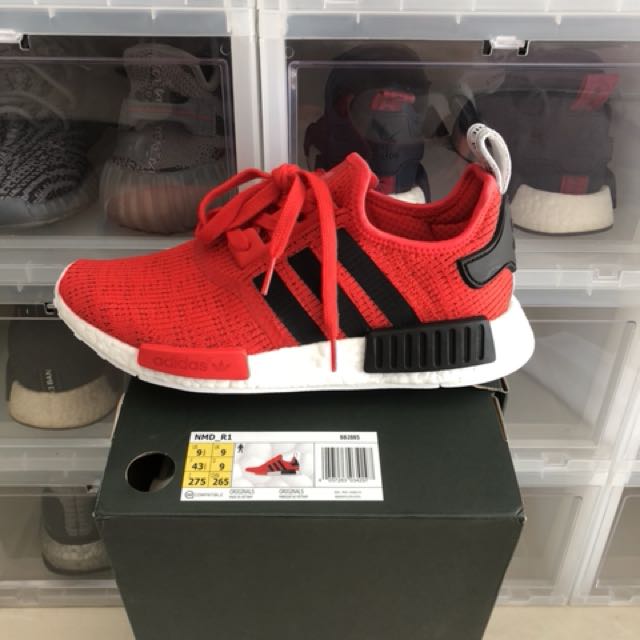 Adidas nmd 2025 knit red