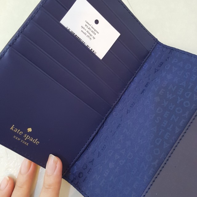 Brand New Authentic Kate Spade Limited Edition Camel Passport Holder