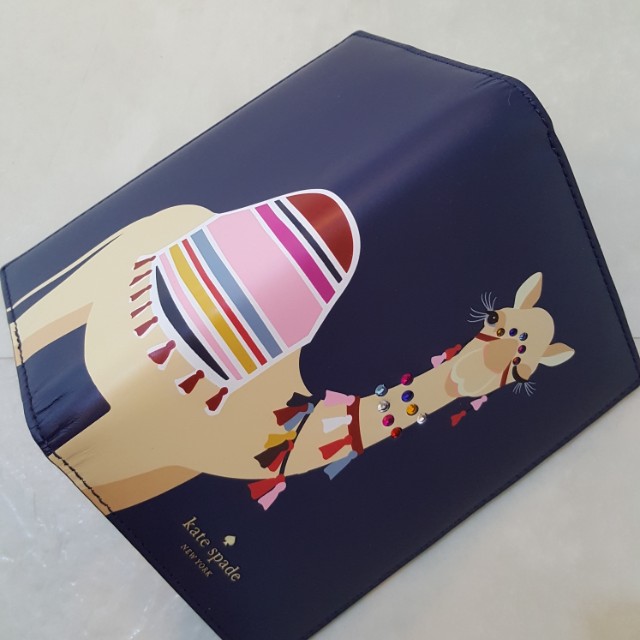 Brand New Authentic Kate Spade Limited Edition Camel Passport Holder