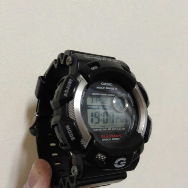 Casio g-shock gulfman gw-9100 太陽能電波錶 鈦合金 電波龜 man