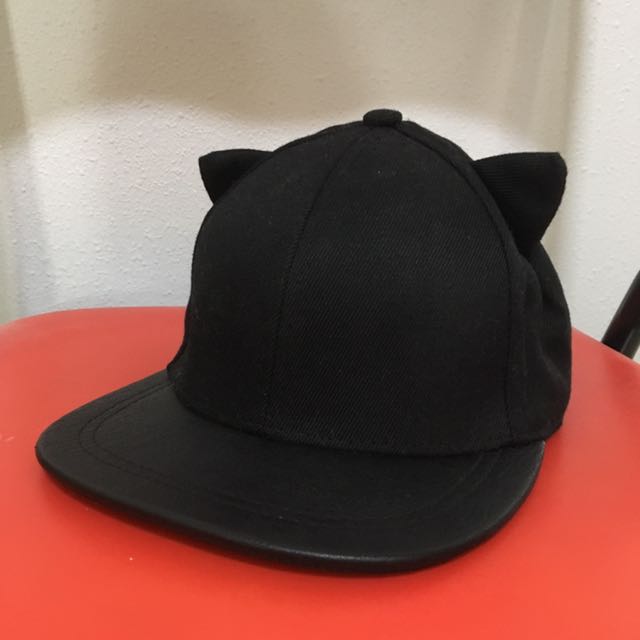 Cat Ears Snapback Women S Fashion Accessories On Carousell