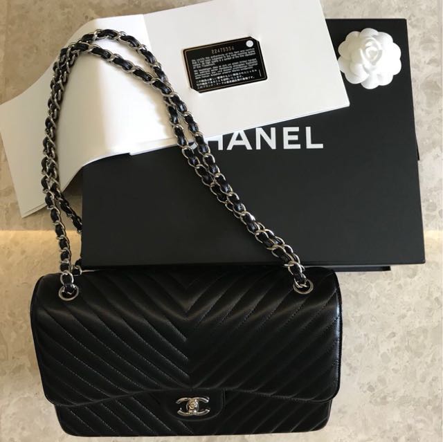 Chanel Iconic Classic Handbag Jumbo Caviar Luxury Bags Wallets