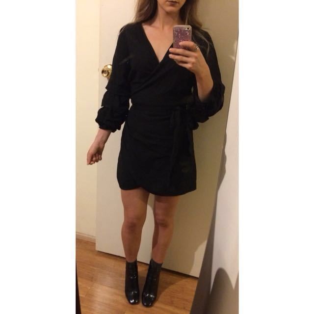 glassons wrap dress