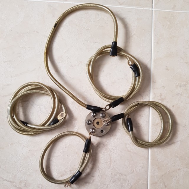 Grounding wires from negative batt terminals, Motorcycles, Motorcycle Accessories on Carousell