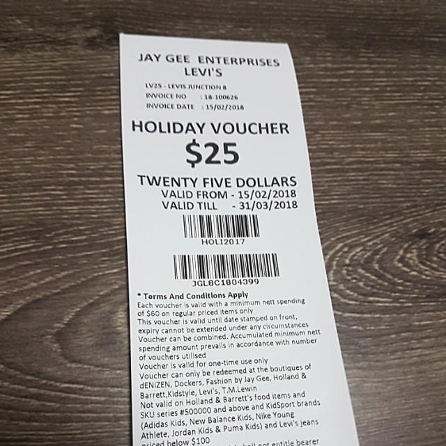Levis voucher, Tickets & Vouchers, Vouchers on Carousell