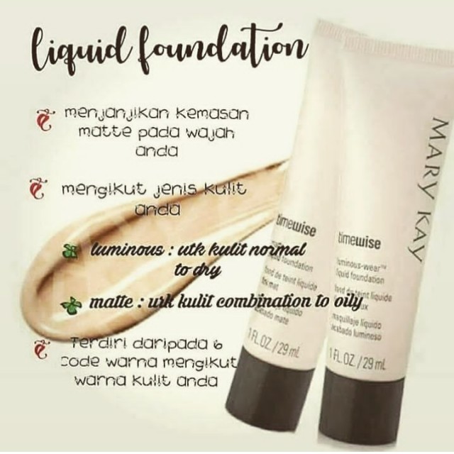 Liquid Foundation Mary Kay Health Beauty Makeup On Carousell