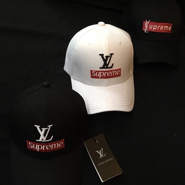 Louis Vuitton Supreme Hat White - Just Me and Supreme