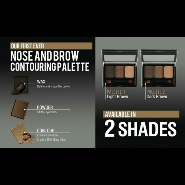 Maybelline Fashion Brow Nose 3d Pallete Hasil Seperti Pensil Alis