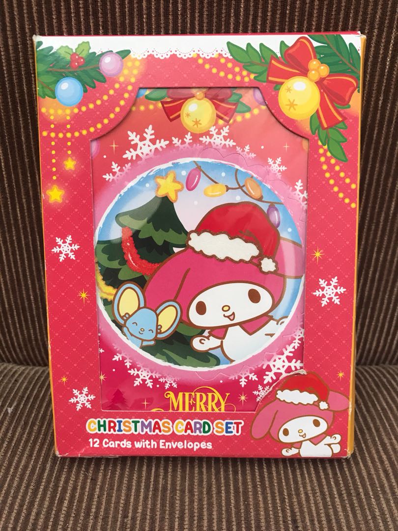 My Melody Christmas Card Set Design Craft Others On Carou My Melody Christmas Card Set Design