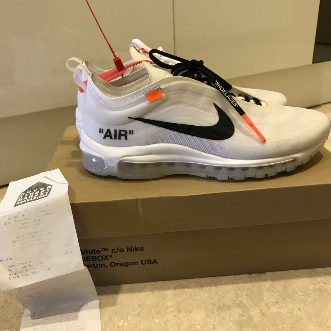 off white air max 9 shoelaces
