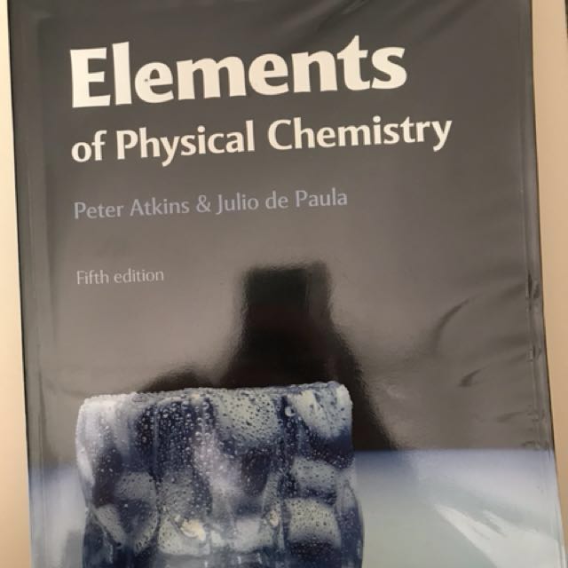 Elements of physical chemistry, 5th Edition