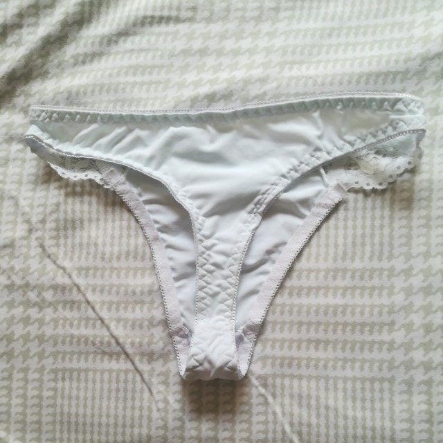 Preloved white panties, Women's Fashion, New Undergarments & Loungewear