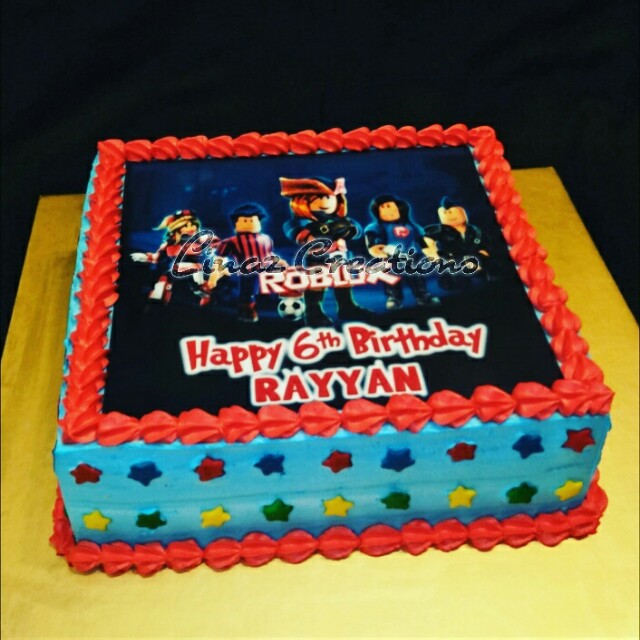 1kg Roblox Theme Birthday Cakes Need A Customised Cakes - 