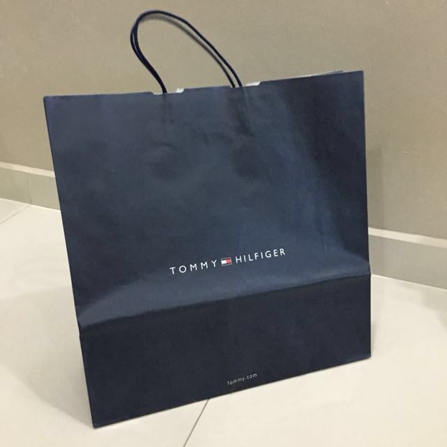 Paper bag tommy hilfiger clearance