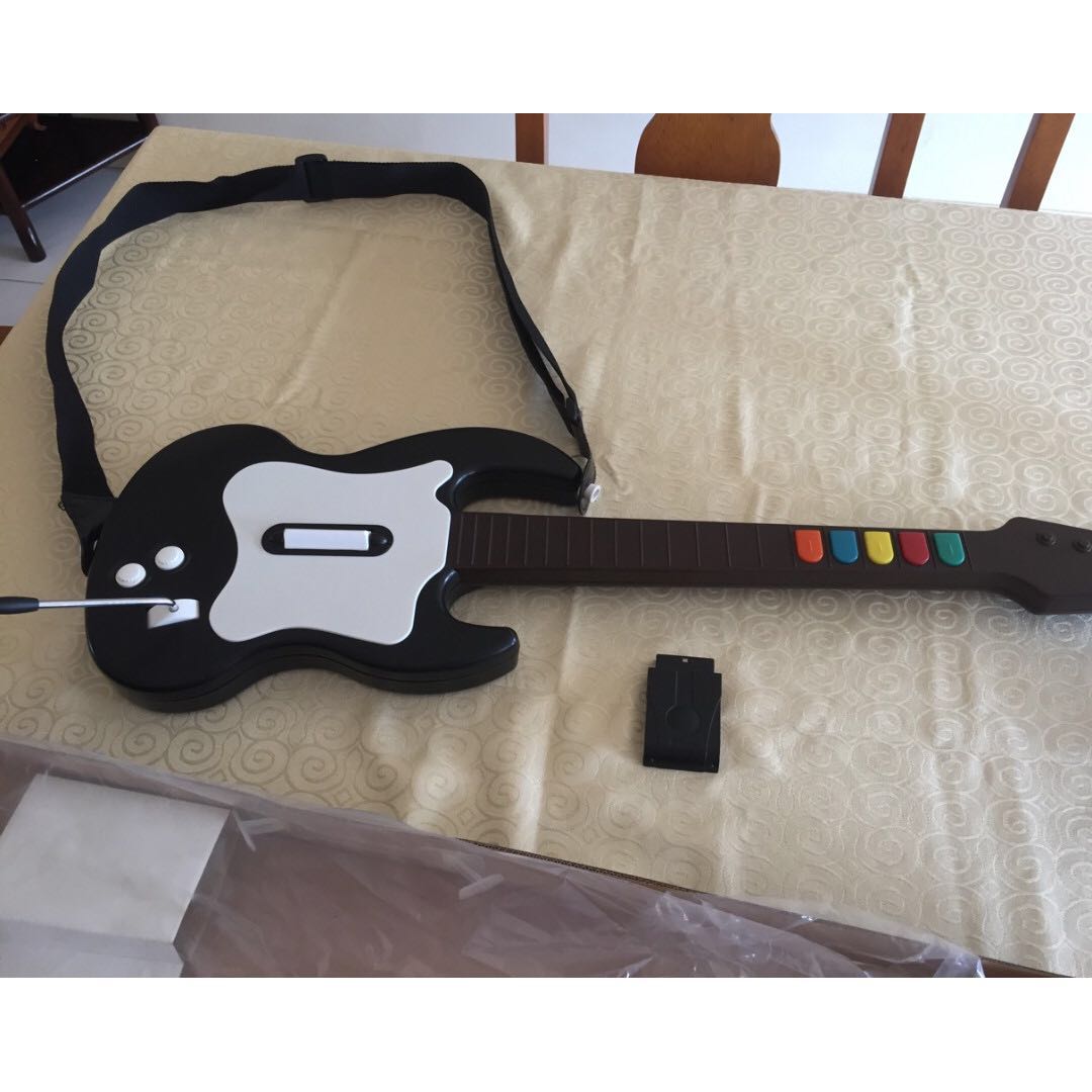 Playstation 2 guitar on sale hero wireless guitar