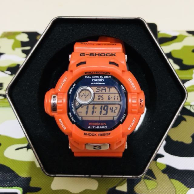G shock riseman orange deals