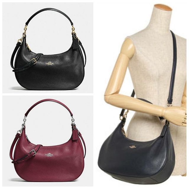 Coach 38250 Harley East West Hobo in Pebble Leather