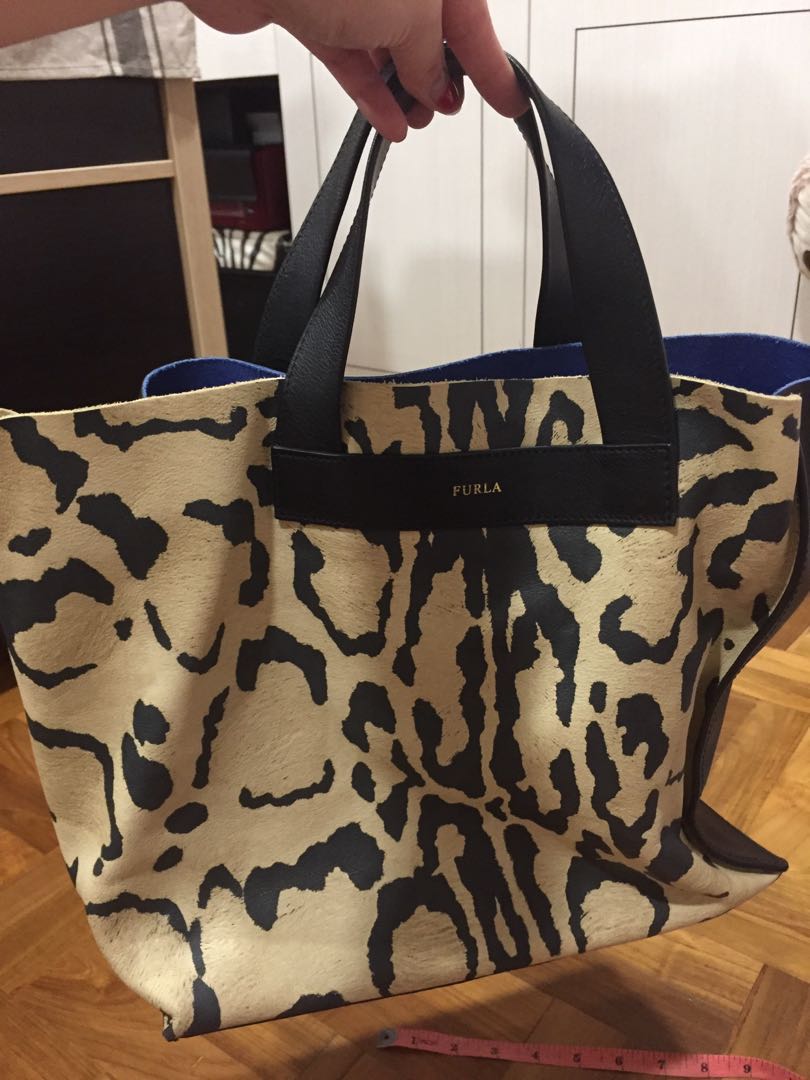 Furla leopard clearance print bag
