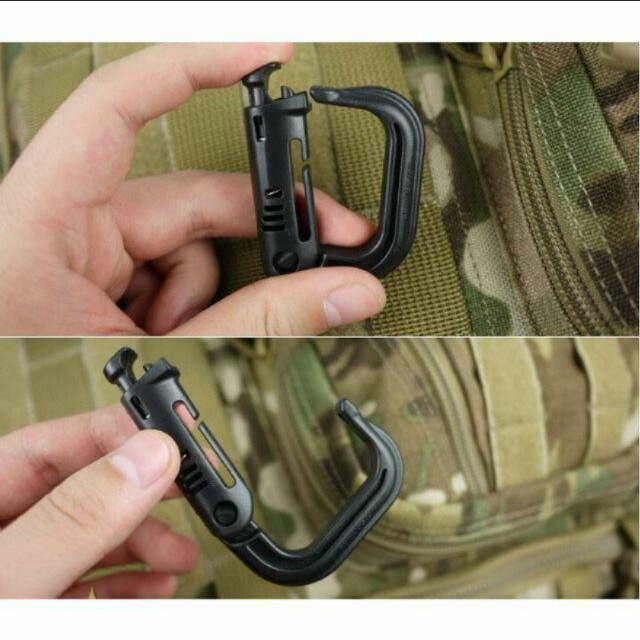 [ High Positive Rating ] GRIMLOC ARMY LOCKING Carabiner DRing Snap