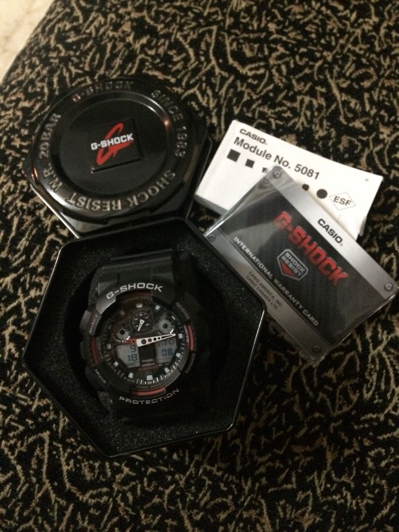 g shock ga 100 a1a