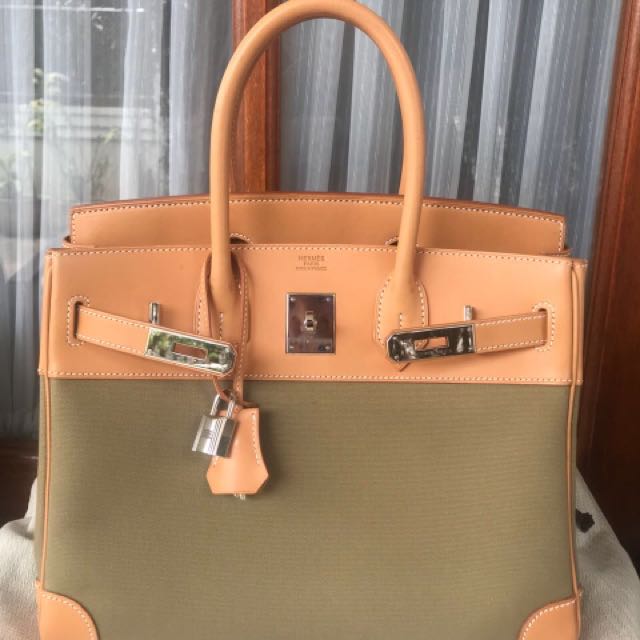 Hermes Birkin 35 Ostrich Vert Veronese Gold Hardware Exlusive