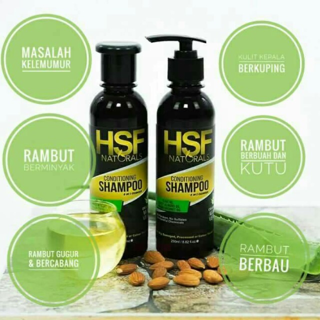Hsf Shampoo Organic Aloevera Health Beauty Hair Care On Carousell