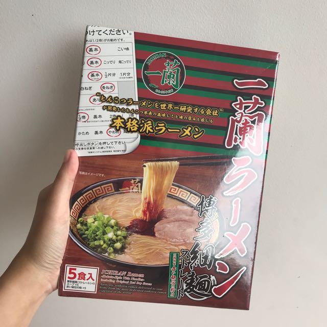 ichiran ramen isi 5 asli jepang makanan minuman makanan instan on carousell