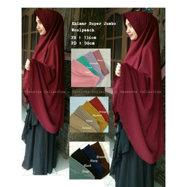 Jilbab Syari Wolfis Polos Olshop Fashion Olshop Muslim On Carousell