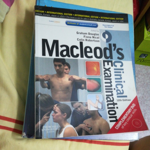 MACLEODS CLINICAL EXAMINATION 12TH EDITION PDF