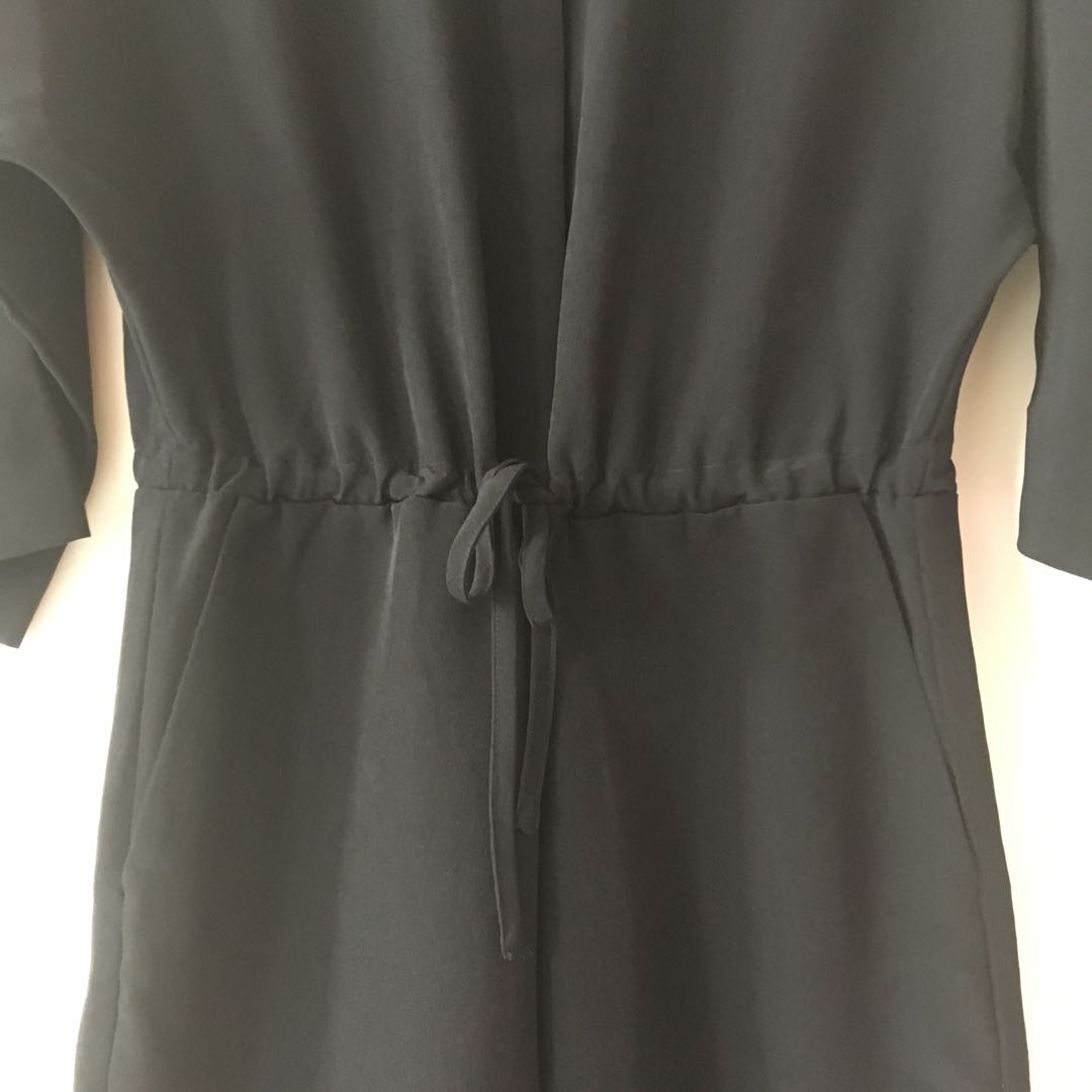 Monki wide fitting jumpsuit hot sale