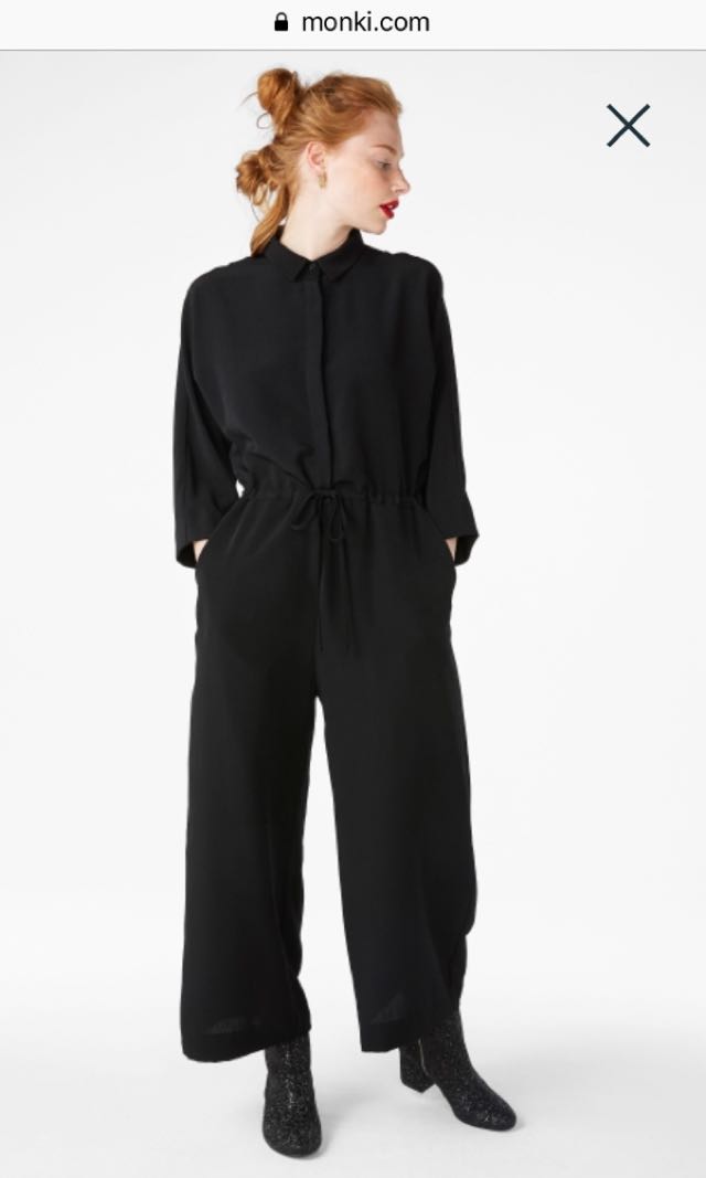 Monki wide hot sale fitting jumpsuit