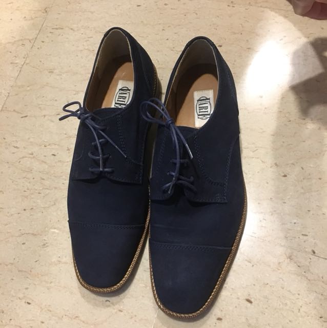navy dress shoes, Men's Fashion, Footwear, Dress Shoes on Carousell