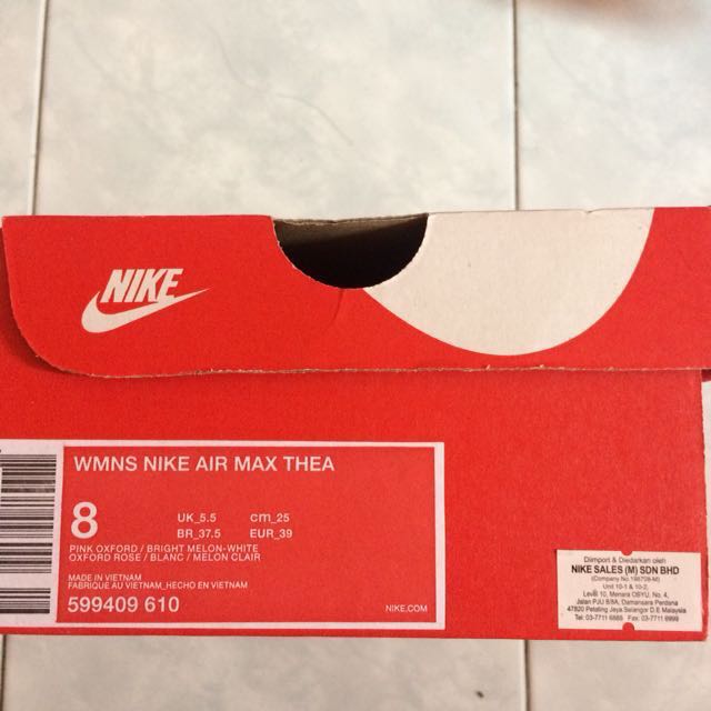 Air max thea oxford pink shop