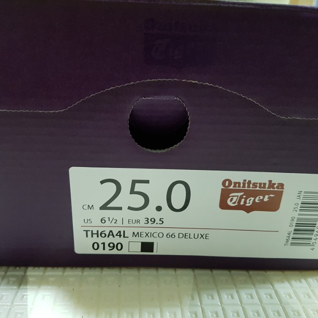 Onitsuka Tiger Mexico 66 Deluxe Japan edition (Category: Shorts) located in Singapore. Submitted by hafiz.amjah (Listing ID 155047089, Image 1). Description: Brand new Japan edition Onitsuka Tiger. Size 25cm US 6.5.