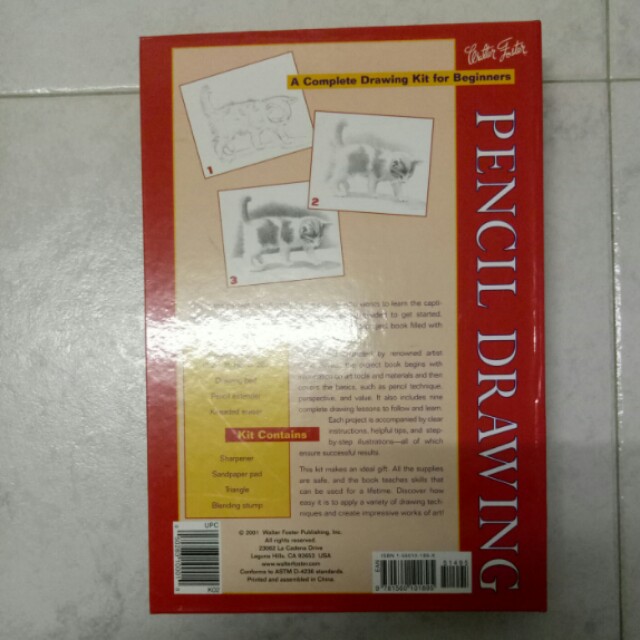 Pencil drawing project book by Gene Franks, Hobbies & Toys, Books