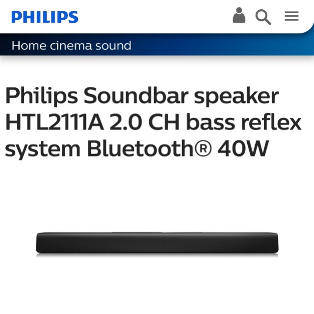 Soundbar discount speaker htl2111a