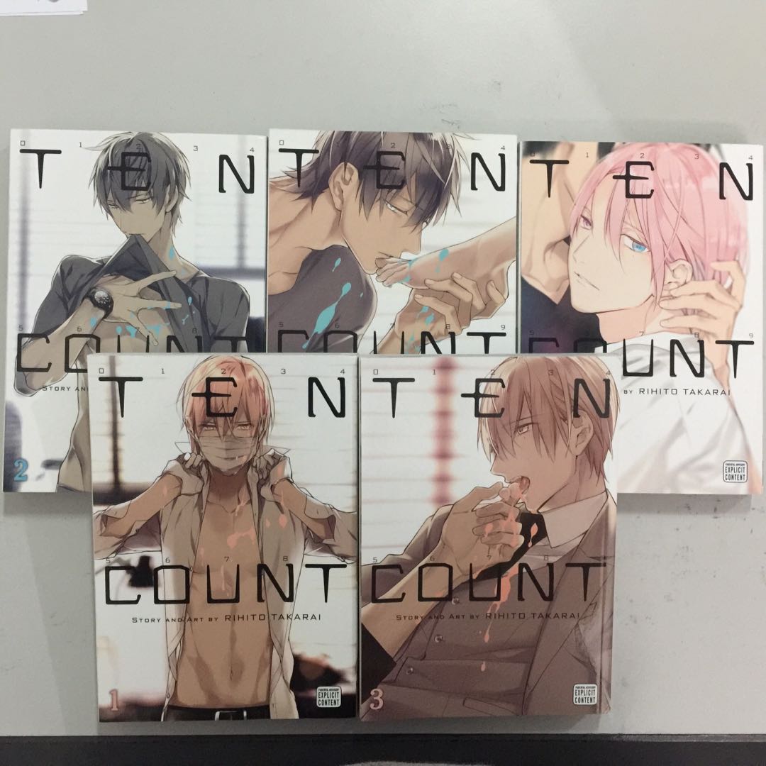 Ten Count Volumes 1 5 Set By Rihito Takarai Books Comics Manga On Carousell