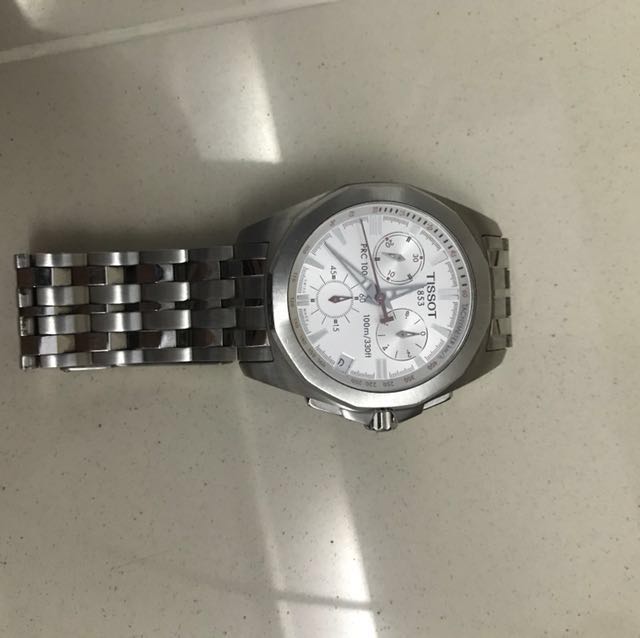 Tissot sapphire crystal clearance stainless steel 1853