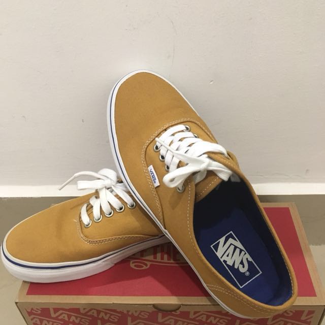 Vans authentic sales amber gold