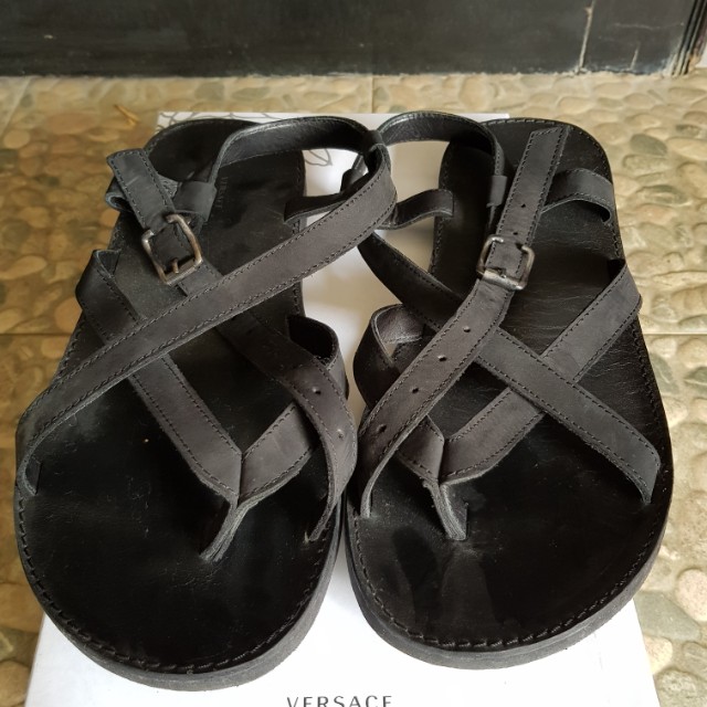Versace mens flip flops on sale