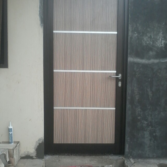  pintu aluminium lapis hpl Pintu Jendela Kusen Aluminium Bogor Jakarta 