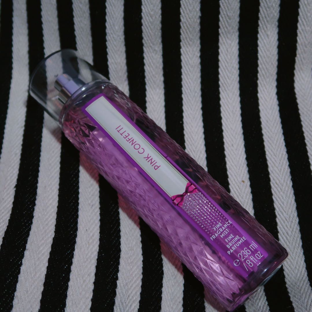 Bath Body Works Body Mist Pink Confetti Health Beauty