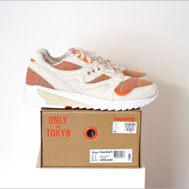 Saucony Grid 8000 Saucony Beams Only In Tokyo White/Pepper