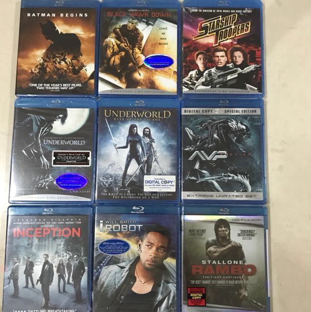Brand new Bluray movies for sale, Music & Media, CDs, DVDs & Other